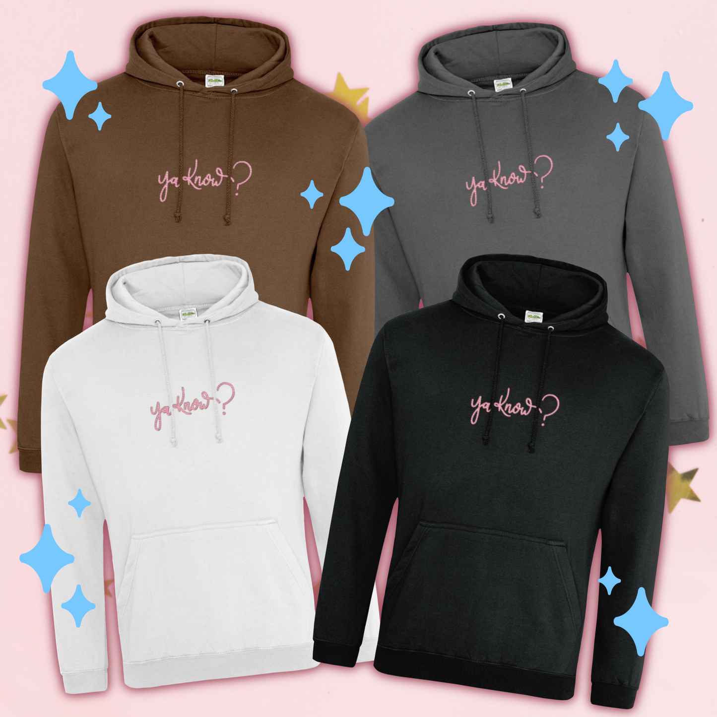 'Ya Know' Embroidered Hoodie