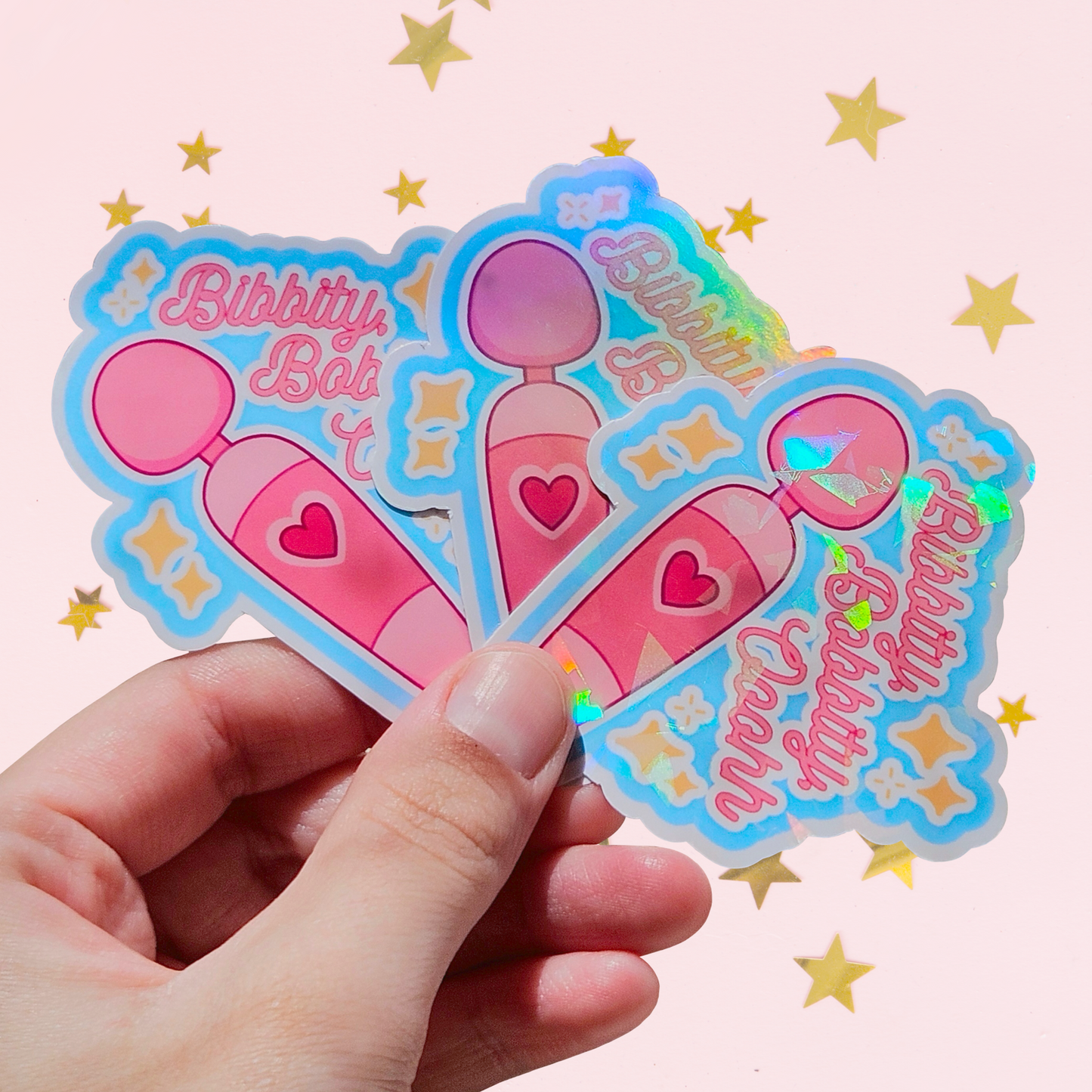 BIBBITY BOBBITY OOOH STICKER