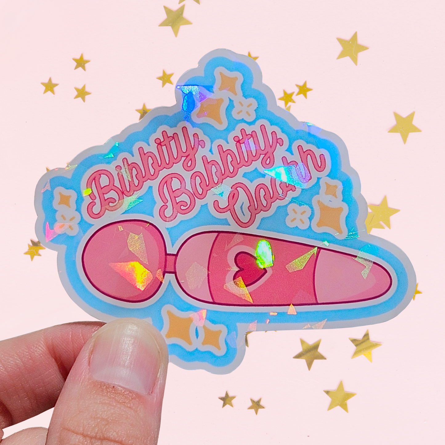 BIBBITY BOBBITY OOOH STICKER