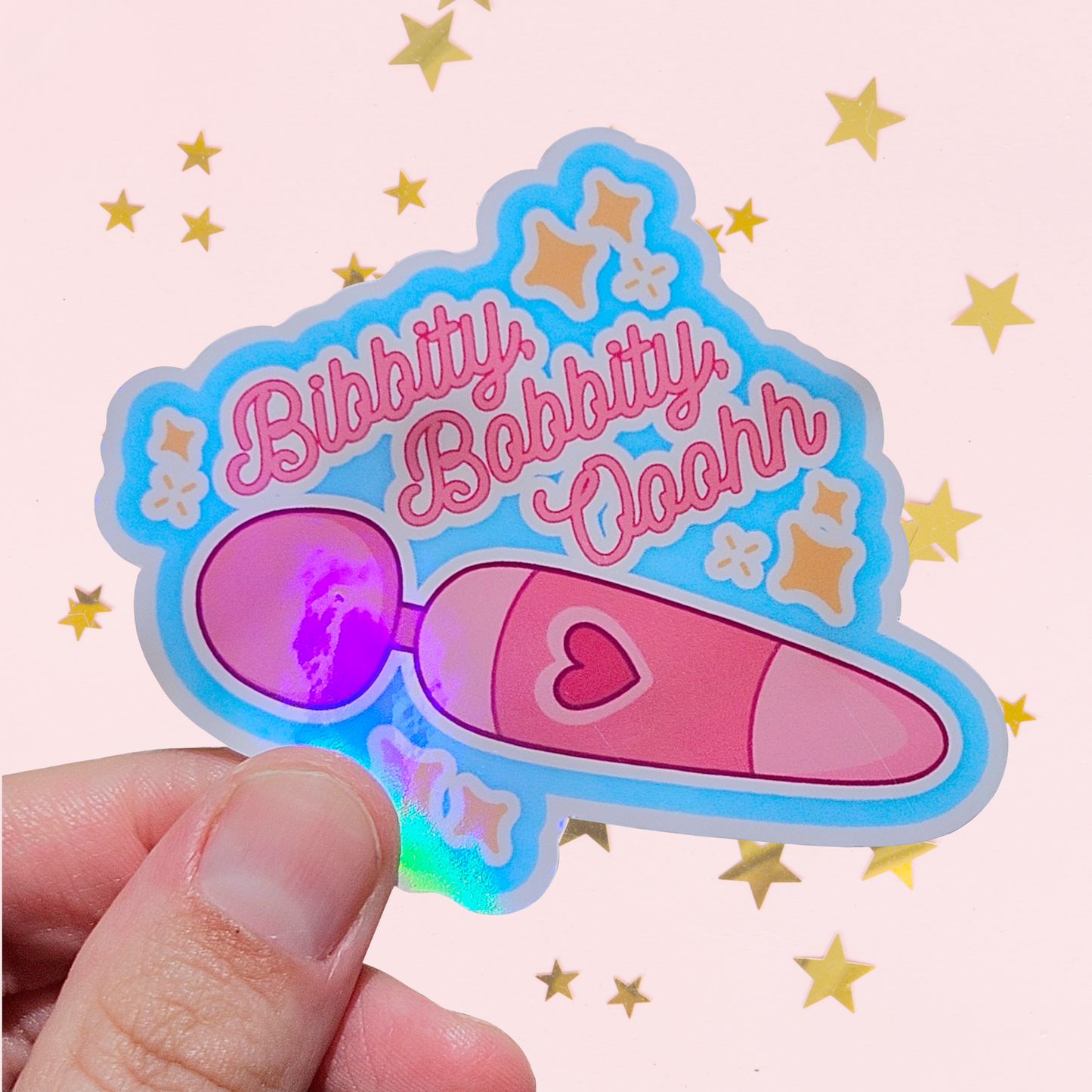 BIBBITY BOBBITY OOOH STICKER