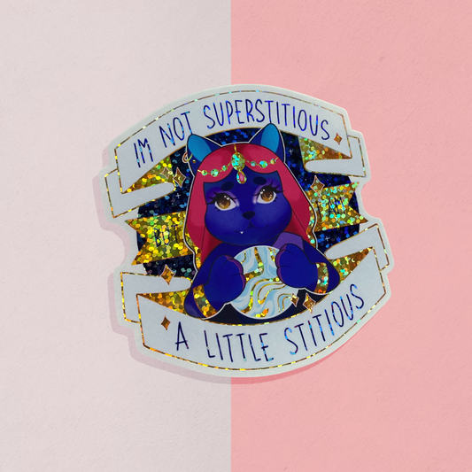 KATRINA 'SUPERSTITIOUS' STICKER