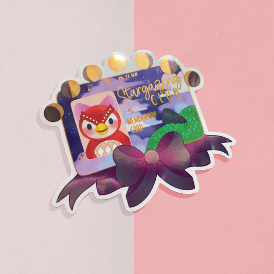 HOLOGRAPHIC CELESTE STICKER