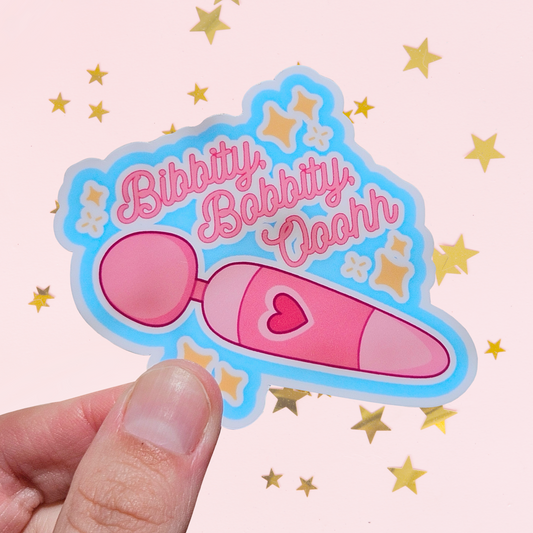 BIBBITY BOBBITY OOOH STICKER