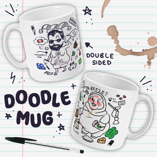 DOODLE CARICATURE Mug!